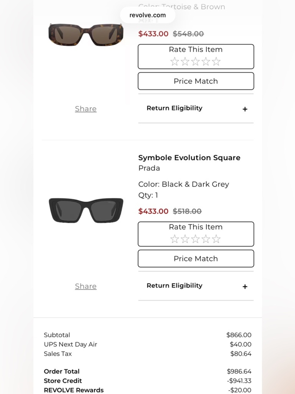 Prada Sunglasses - Picture 10 of 10